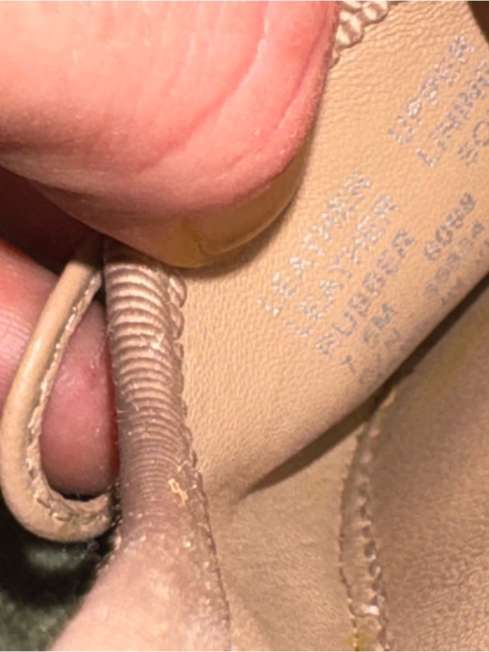 Tory Burch Leather Bow Beige Tan Flats 7.5 - Picture 4 of 6